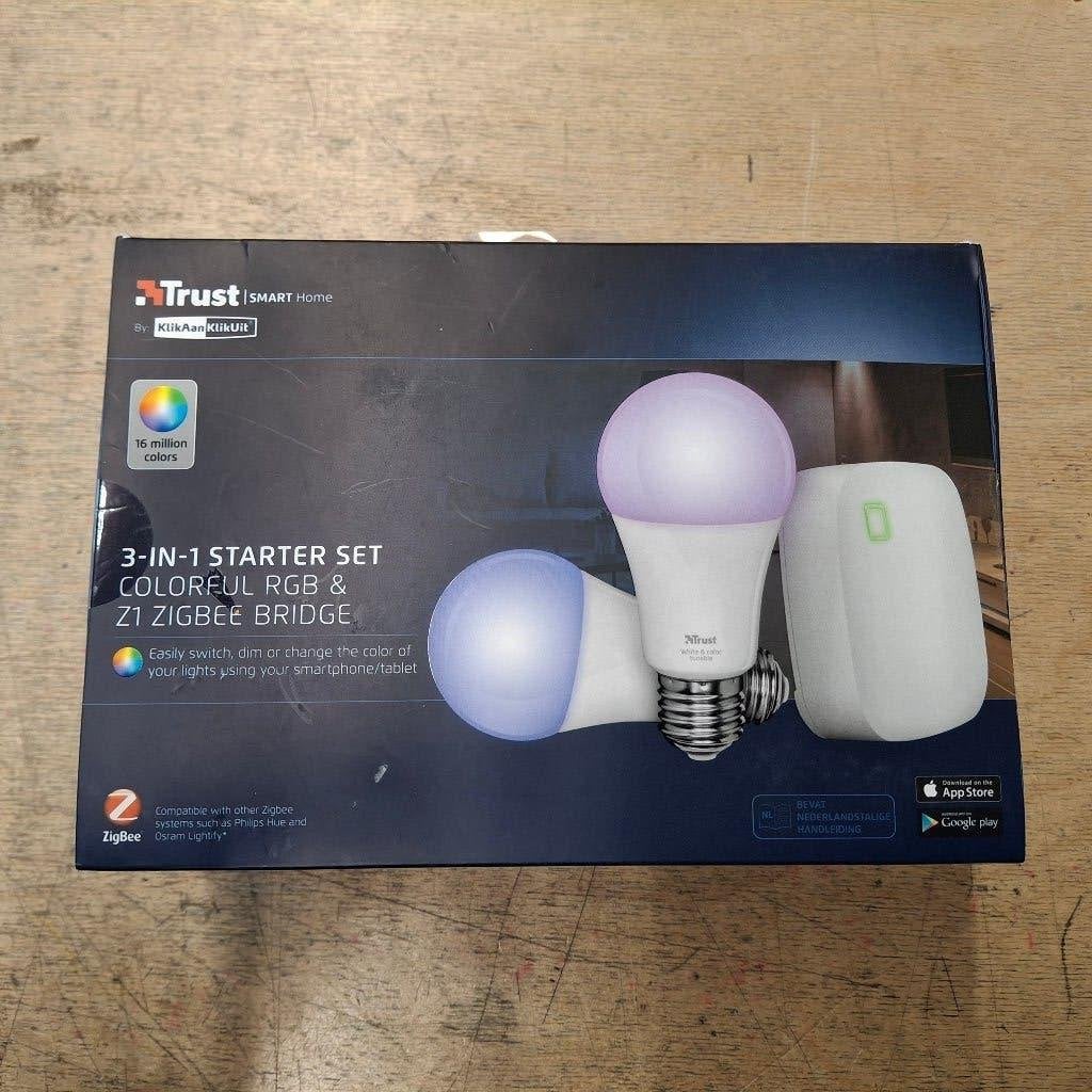 3 in 1 starter colorful rgb &z1 zigbee bridge led lamp, Led-lamp, Meerkleurig, Dimbaar, Beekendonk@hubo.nl