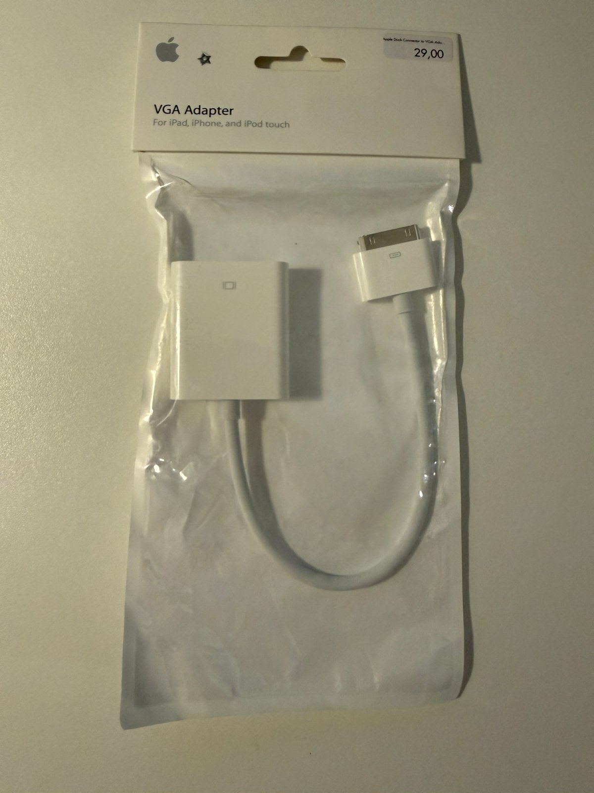 Originele Apple VGA Adapter 30-pin – iPad/iPhone –verpakking, Ophalen of Verzenden, Nieuw