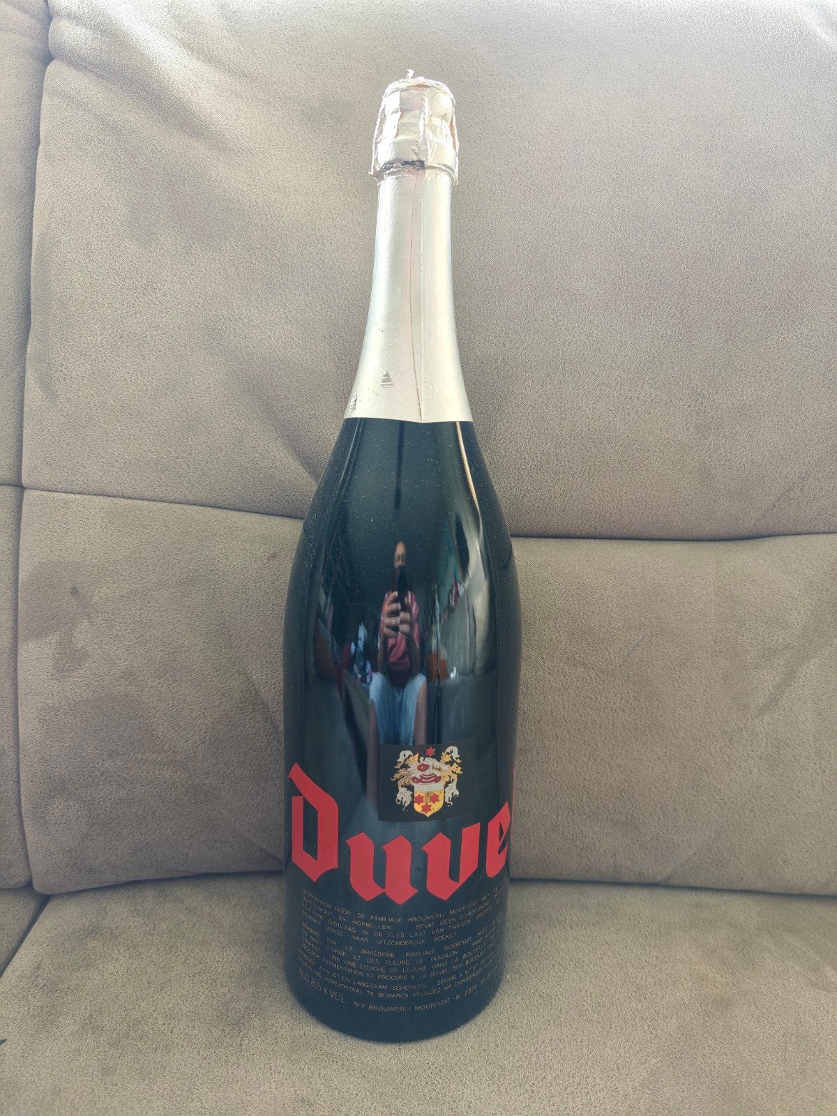 Volle magnum fles Duvel 3 liter, Ophalen of Verzenden, Flesje(s), Duvel