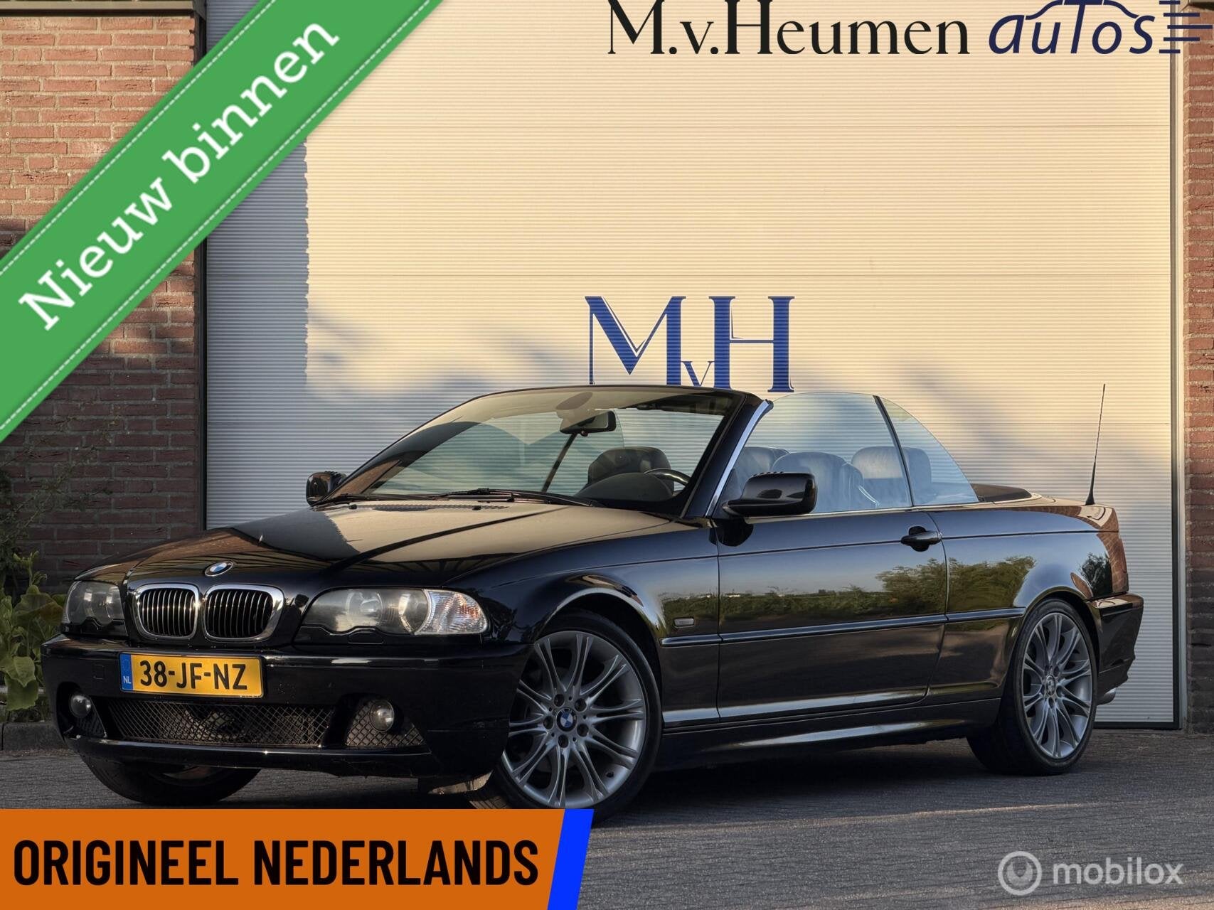 BMW 3-serie Cabrio 325Ci Hardtop Supersprint Leder Stoelverw, Auto's, Automaat, Achterwielaandrijving, Gebruikt, Zwart