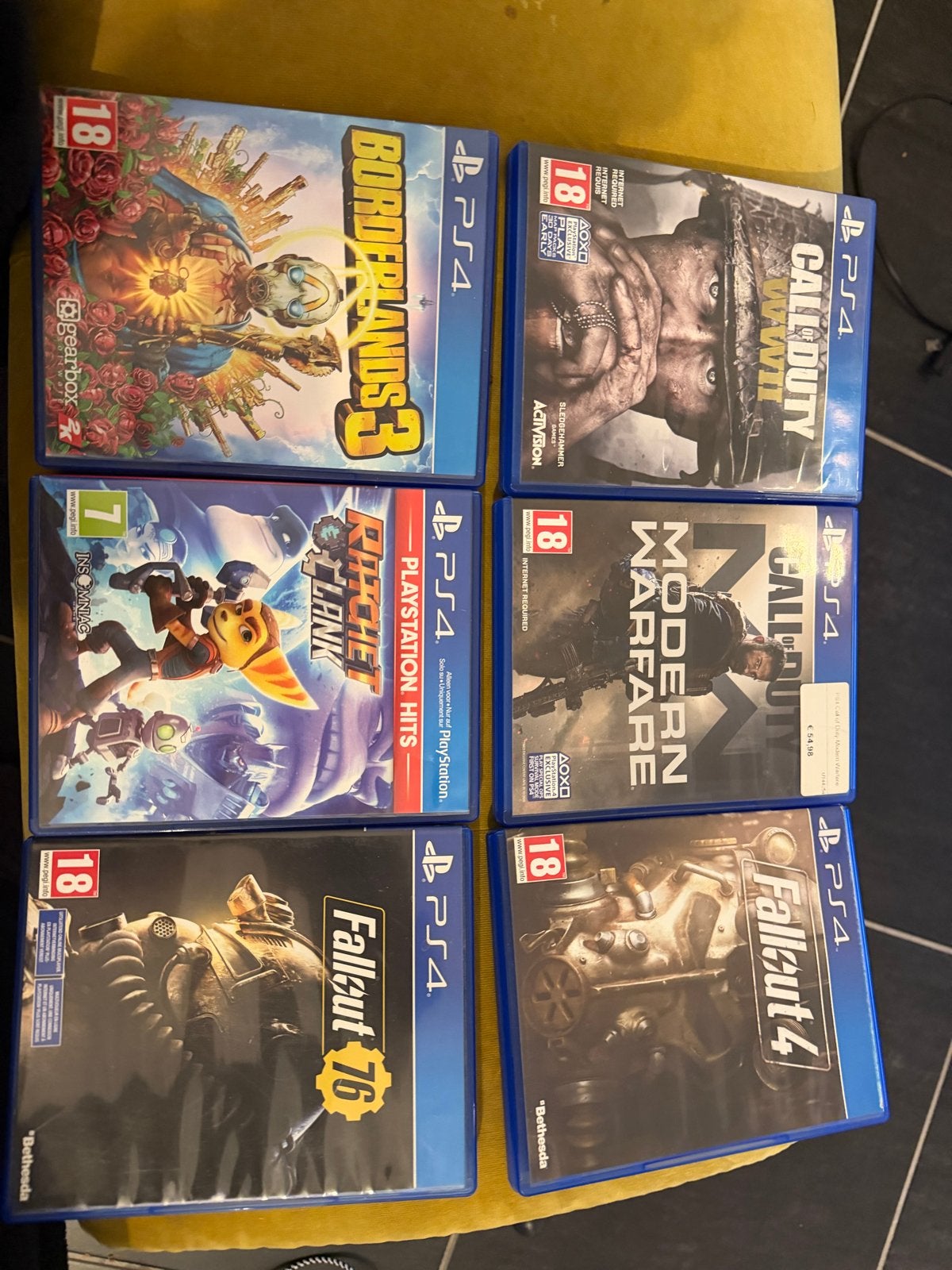 PS4 Games: Borderlands 3, Call of Duty, Fallout, Ratchet & C, Online, Gebruikt, Vanaf 18 jaar, Shooter