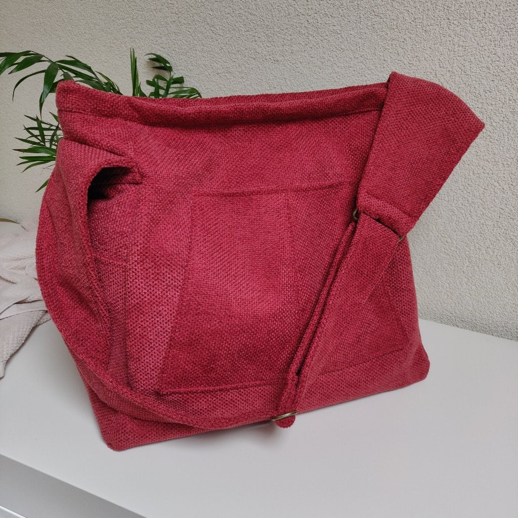 Hobo Bag, Mombag (Handmade), Meerdere opbergvakken, Verzenden, Nieuw, Schoudertas