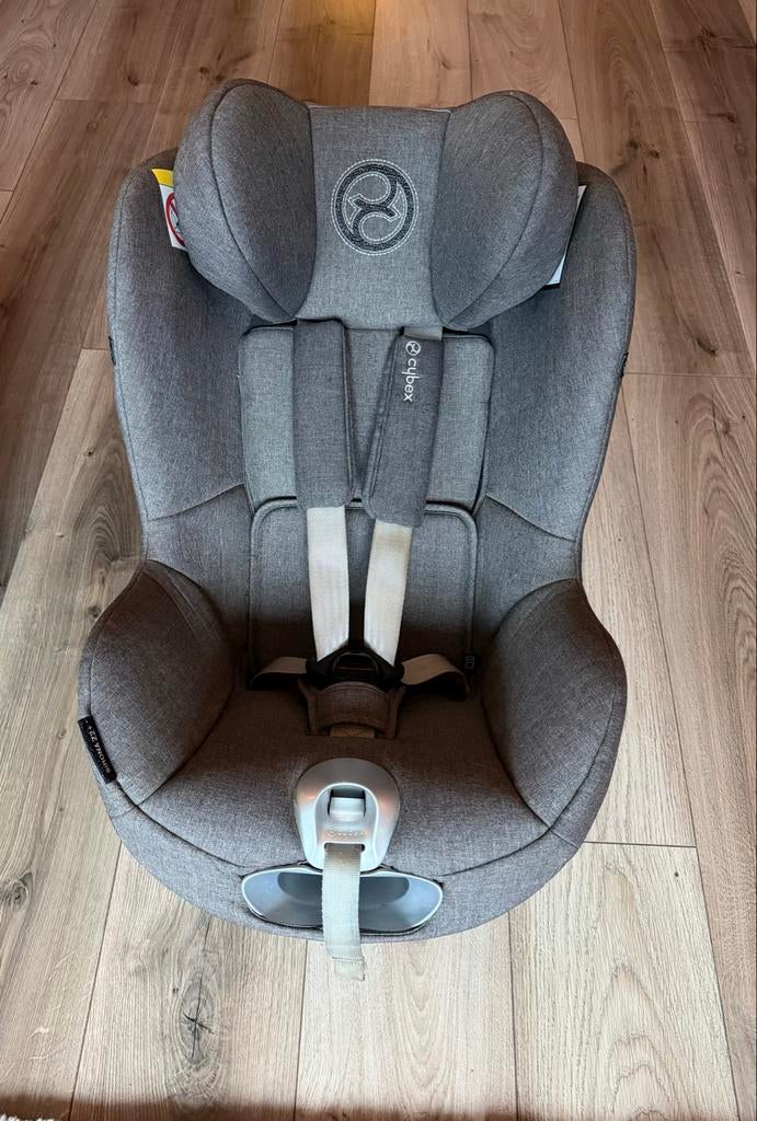 Cybex Sirona Z i-size Grey + Base black, 0 t/m 18 kg, Zijbescherming, Zo goed als nieuw, Isofix