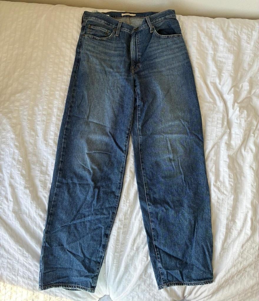 Levi's Baggy Cargo Meteorite 30 x 32, Blauw, Ophalen of Verzenden, Zo goed als nieuw, W30 - W32 (confectie 38/40)