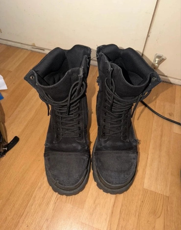 Balenciaga Strike Boots, Ophalen of Verzenden, Gedragen, Zwart, Boots