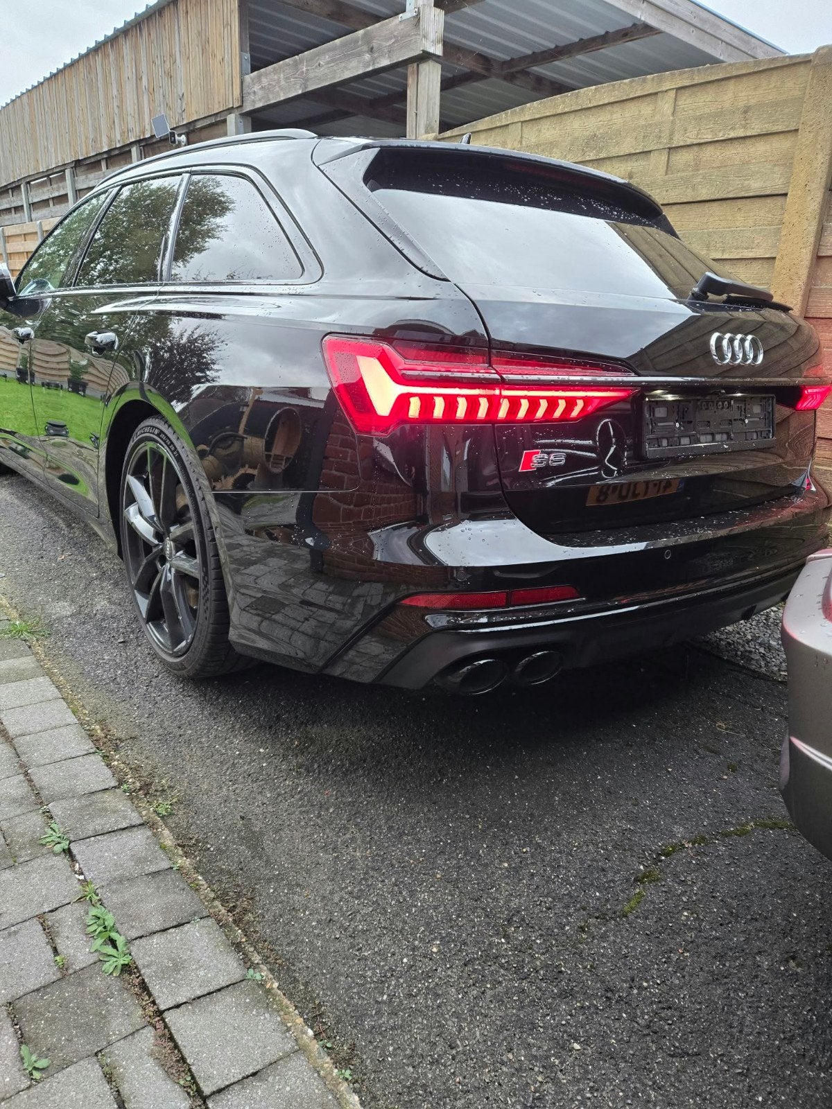A6 S6 Orgineel Audi S6 TDI quattro 350PK Luchtvering, Panora, Automaat, 2000 kg, Zwart, Leder