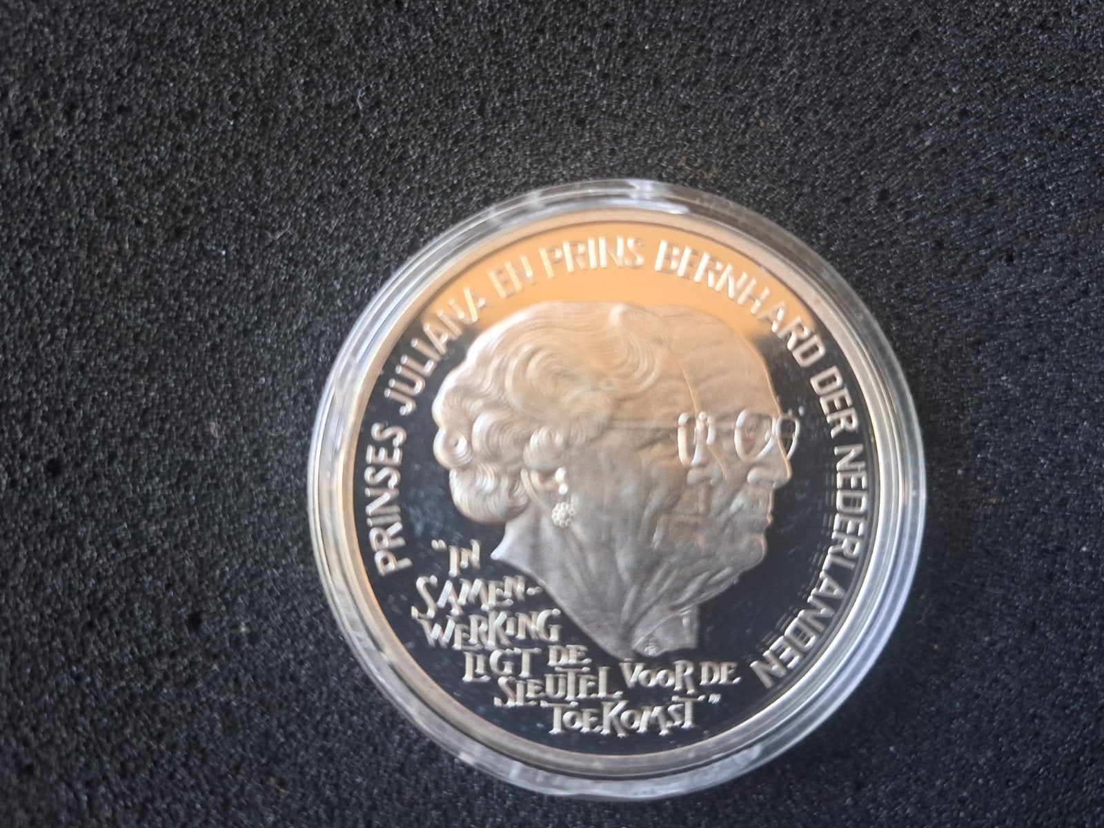 Zilveren 25 ECU munt 1994, Koningin Juliana, Zilver, Losse munt, Overige waardes
