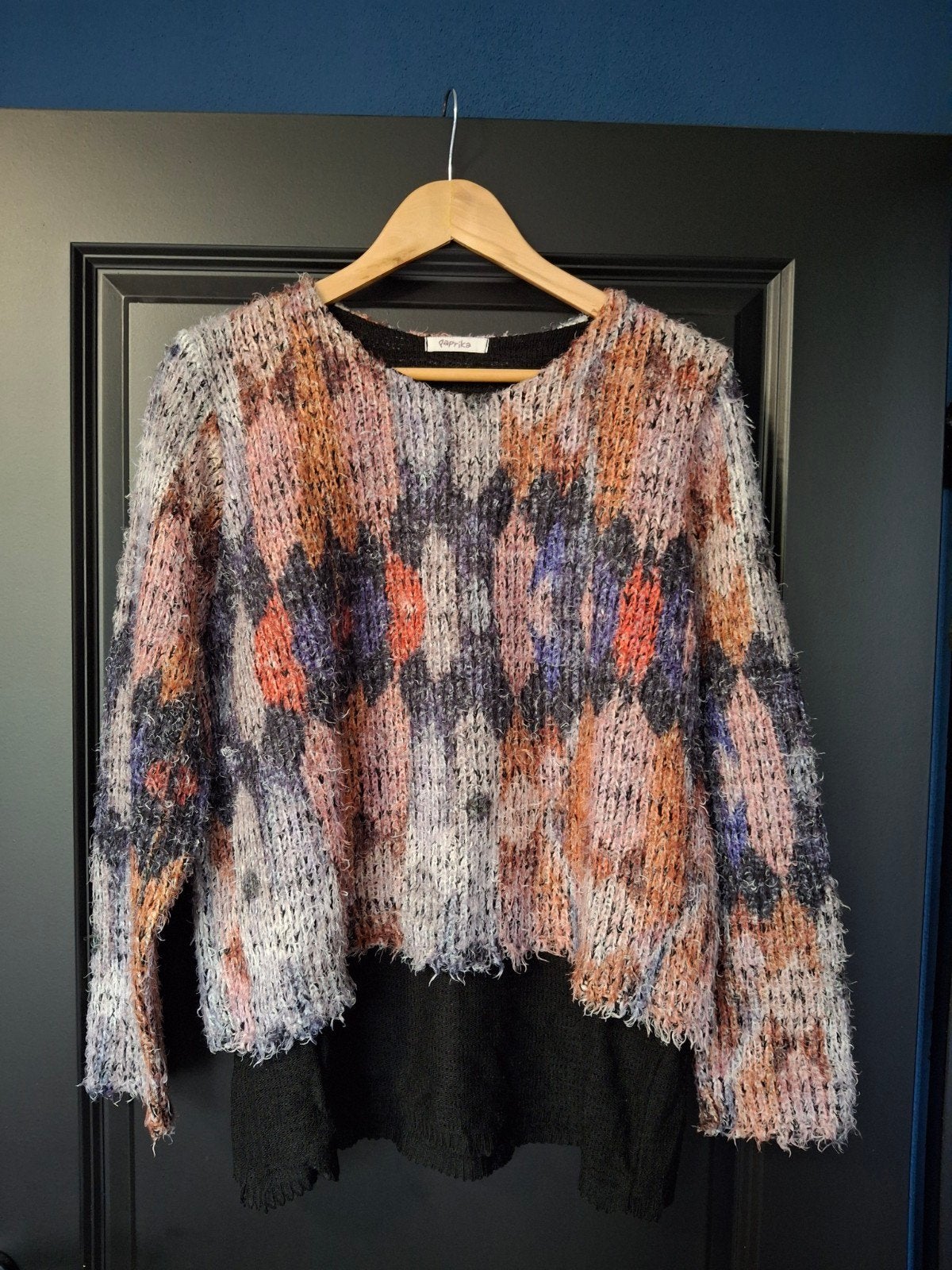 Paprika trui met kleurrijk patroon, Kleding | Dames, Maat 38/40 (M), Meerkleurig, Ophalen of Verzenden, Zo goed als nieuw