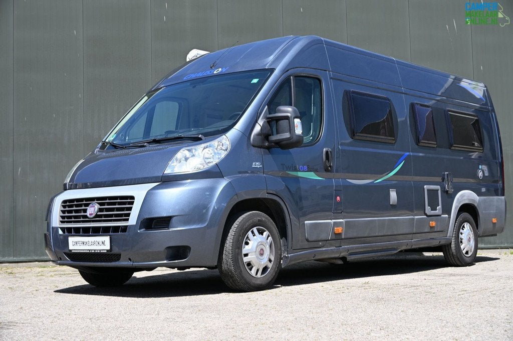 Chausson Twist Prestige 08|Frans Bed|Luifel|Lage KM|MOET WEG, Caravans en Kamperen, Campers, Ringverwarming, Verwarmde buitenspiegels