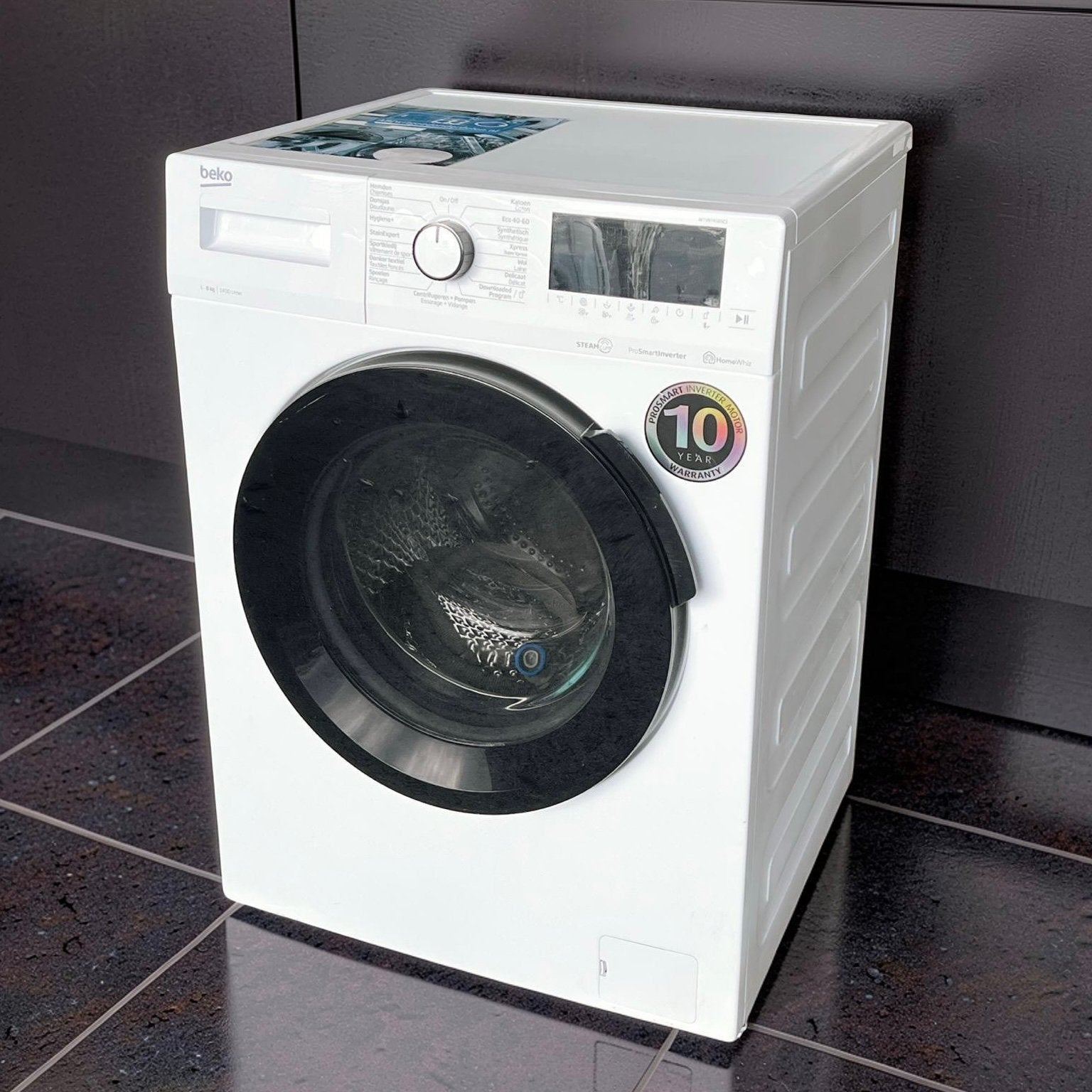 Wasmachine BEKO SteamCure 7kg 1600t 50% Korting 2e BEKO, Ophalen, 6 tot 8 kg, B, Zo goed als nieuw