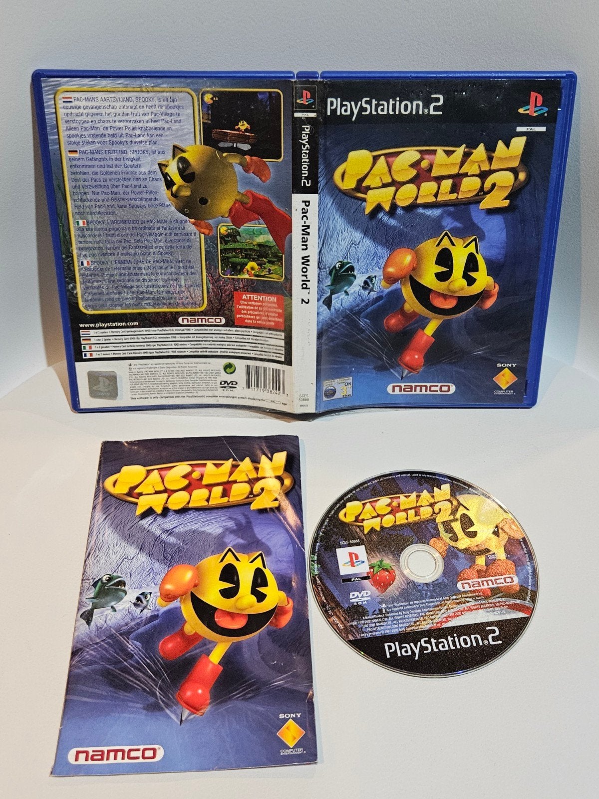 Pac-Man World 2 PS2, Avontuur en Actie, 1 speler, Ophalen of Verzenden, Zo goed als nieuw