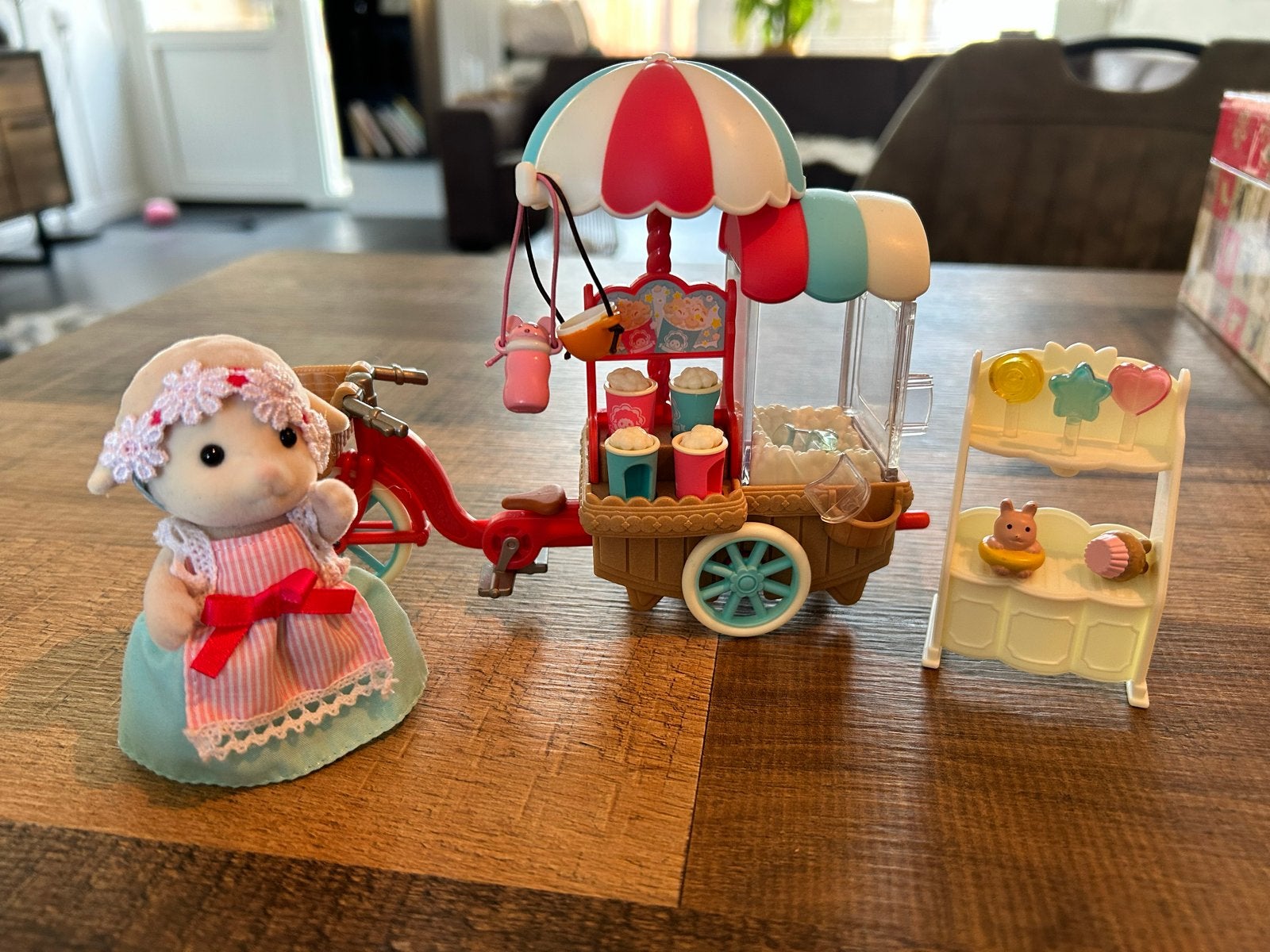 Sylvanian Families Popcorn Wagentje, Ophalen of Verzenden, Zo goed als nieuw, Jongen of Meisje