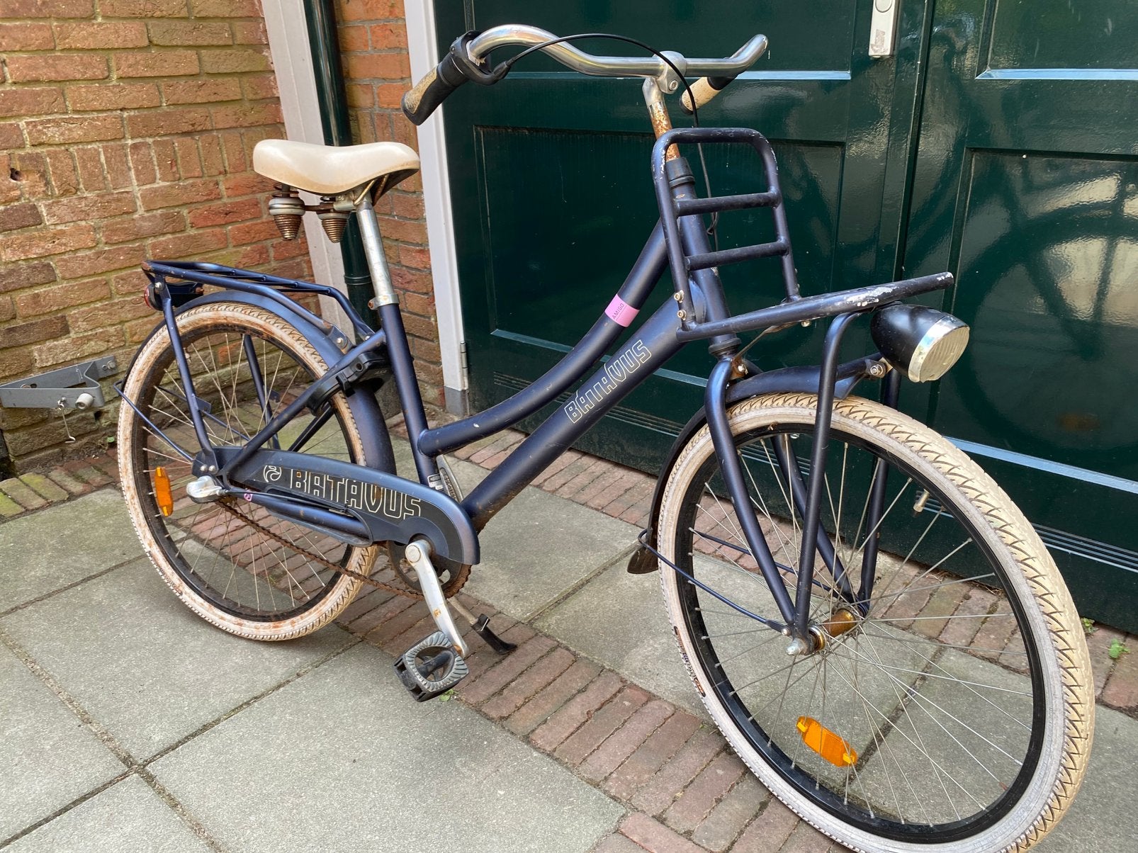 Batavus meisjesfiets 24 inch, Ophalen, Terugtraprem, Versnellingen, Gebruikt