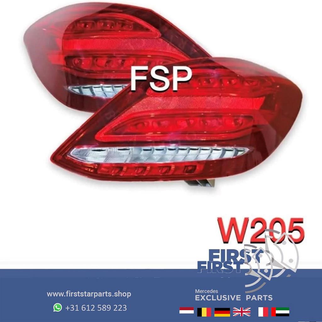 W205 VOL LED Achterlicht RECHTS Mercedes C Klasse ORIGINEEL, Gebruikt, -, Ophalen of Verzenden, -