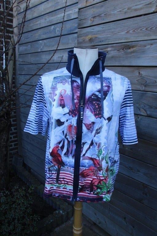 Vestje blauw/ kleur Rabe mt 44 kort mouw Vaste prijs, Kleding | Dames, Rabe, Blauw, Maat 42/44 (L), Ophalen of Verzenden