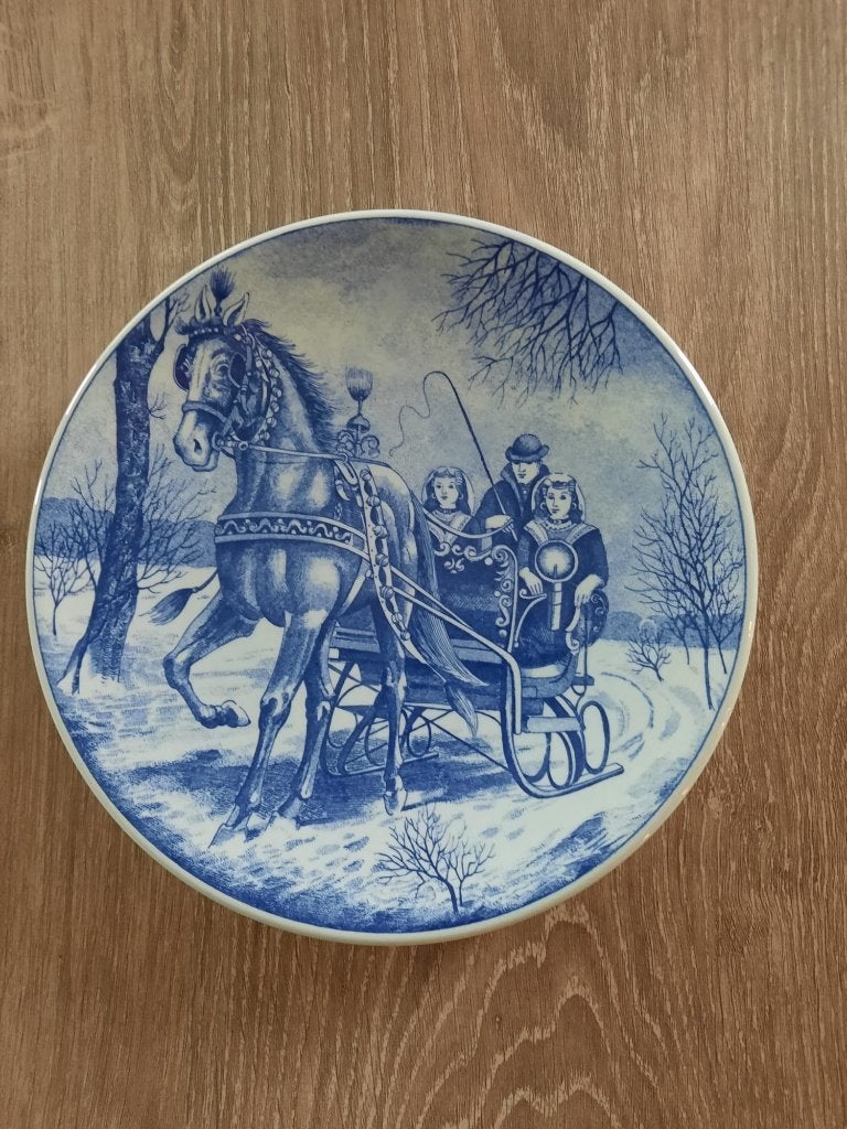 Delfts Blauw wandbord, Antiek en Kunst, Ophalen of Verzenden