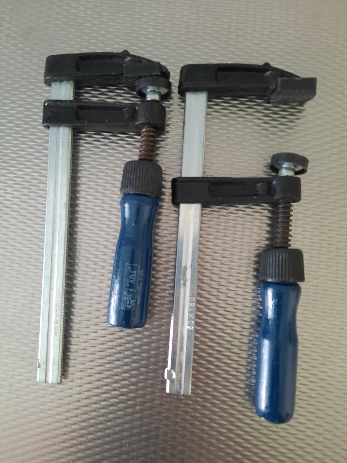 Set van 2 Gebruikte Lijmklemmen - Diverse Maten, Doe-het-zelf en Verbouw, Gereedschap | Handgereedschap, Ophalen of Verzenden