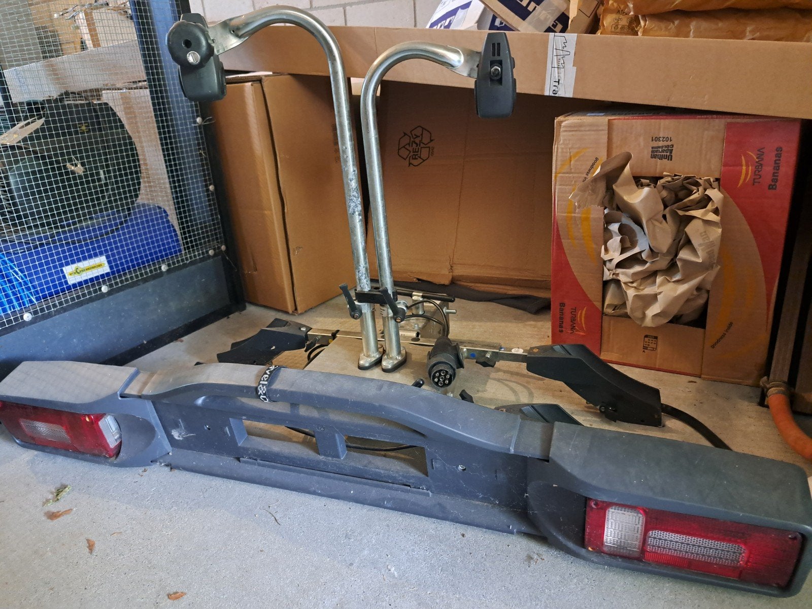 Fietsendrager Twinny Load SWING FFK, Ophalen, Gebruikt, 2 fietsen, Trekhaakdrager