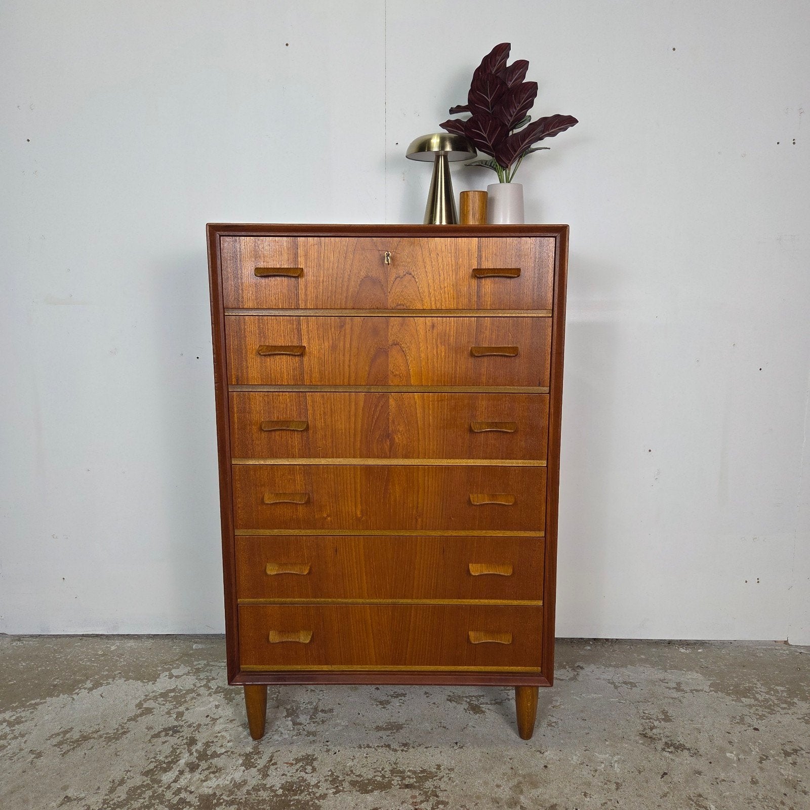 Vintage jaren 60 Deens design ladekasten, teak, palissander, Huis en Inrichting, Ophalen, Scandinavisch, Mid Century, Danish, Chest of drawers