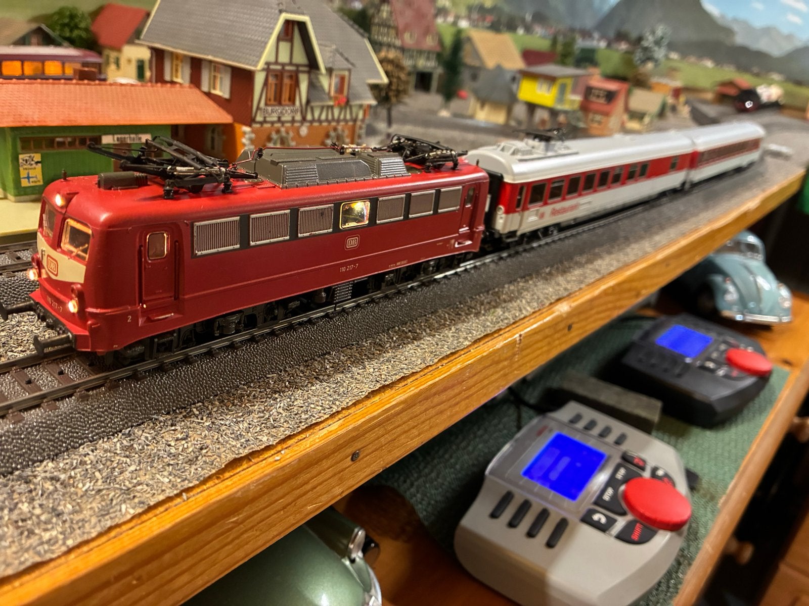 Märklin 3340 MFX Sound, 2x rijtuig.stuurstand,restaurant.OVP, Wisselstroom, Ophalen of Verzenden, Märklin, Gebruikt