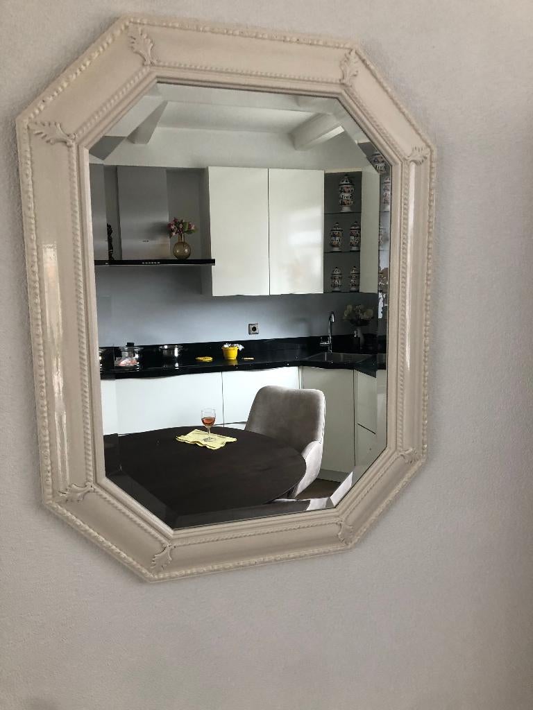 te koop een wand spiegel, Ophalen, Zo goed als nieuw, Rechthoekig, Minder dan 100 cm
