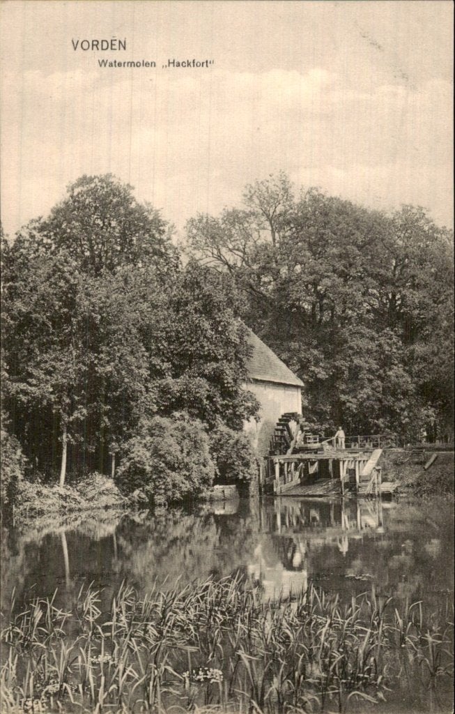 Vorden - Watermolen - Hackfort, Ophalen of Verzenden, 1920 tot 1940, Ongelopen, Gelderland