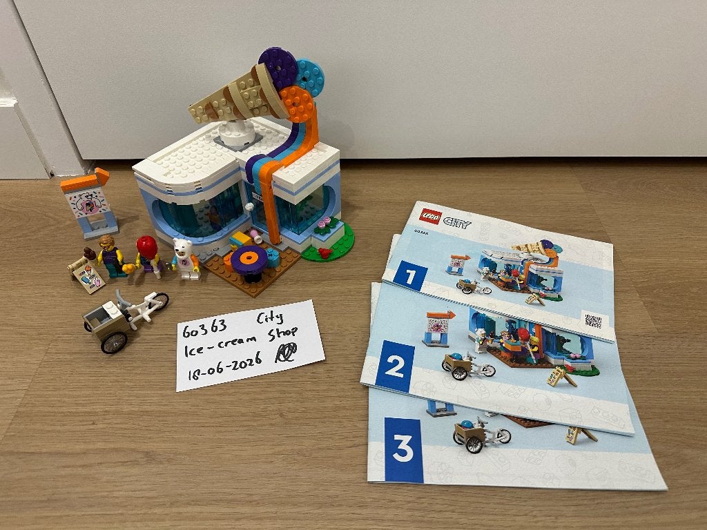 Lego City IJssalon 60363 met instructies, City, Lego, Ophalen of Verzenden, Zo goed als nieuw