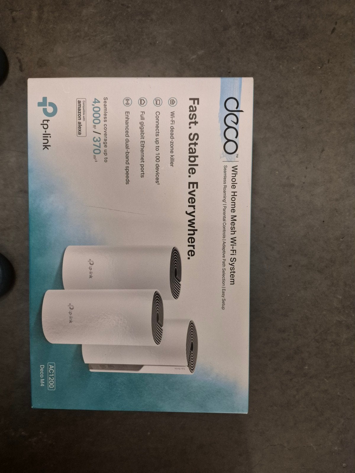 TP-Link Deco M4 AC1200 Mesh WiFi Systeem 3-pack, Ophalen