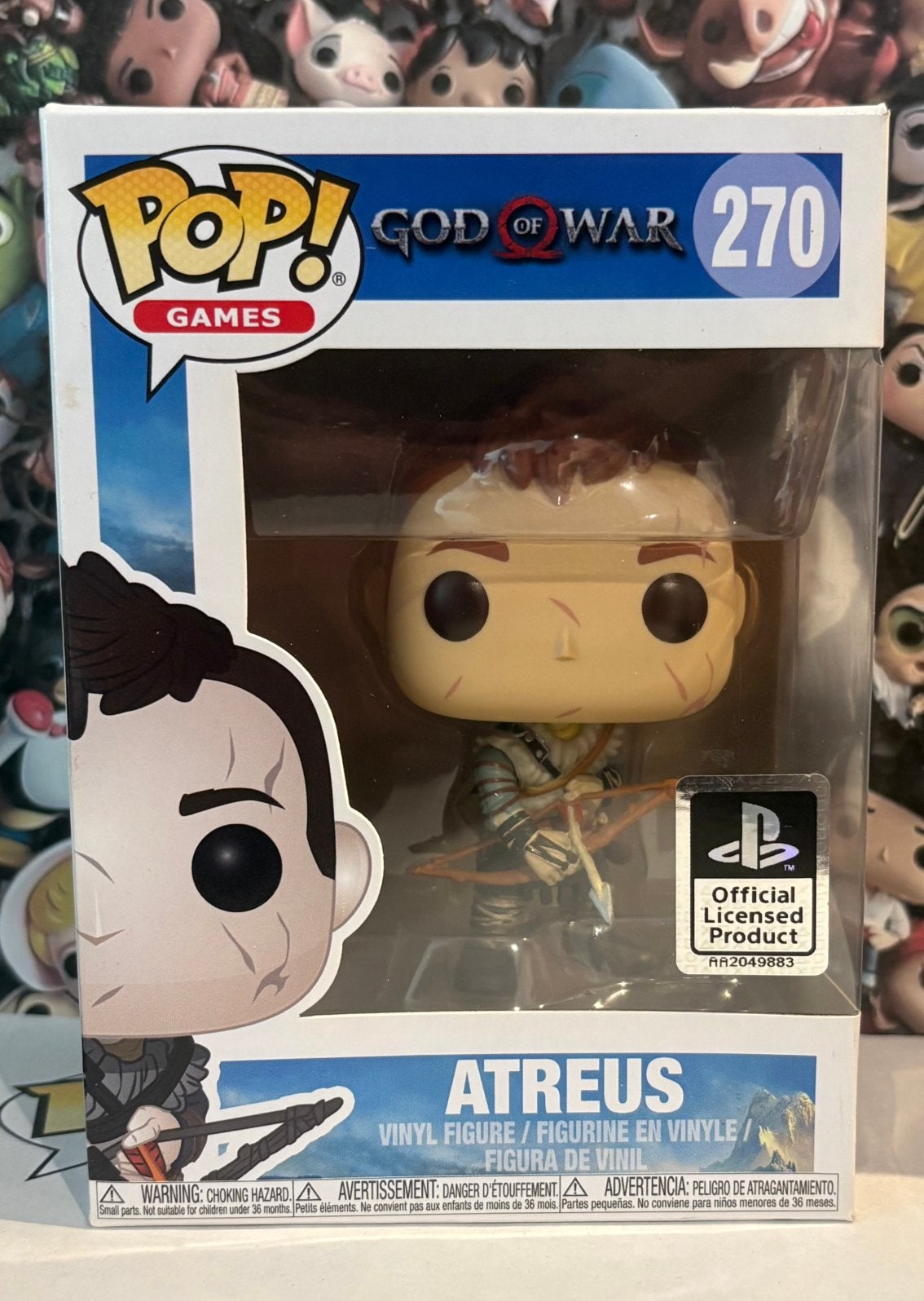 Funko pop Atreus 270 God of War games playstation, Verzamelen, Poppetjes en Figuurtjes, Ophalen of Verzenden, Zo goed als nieuw