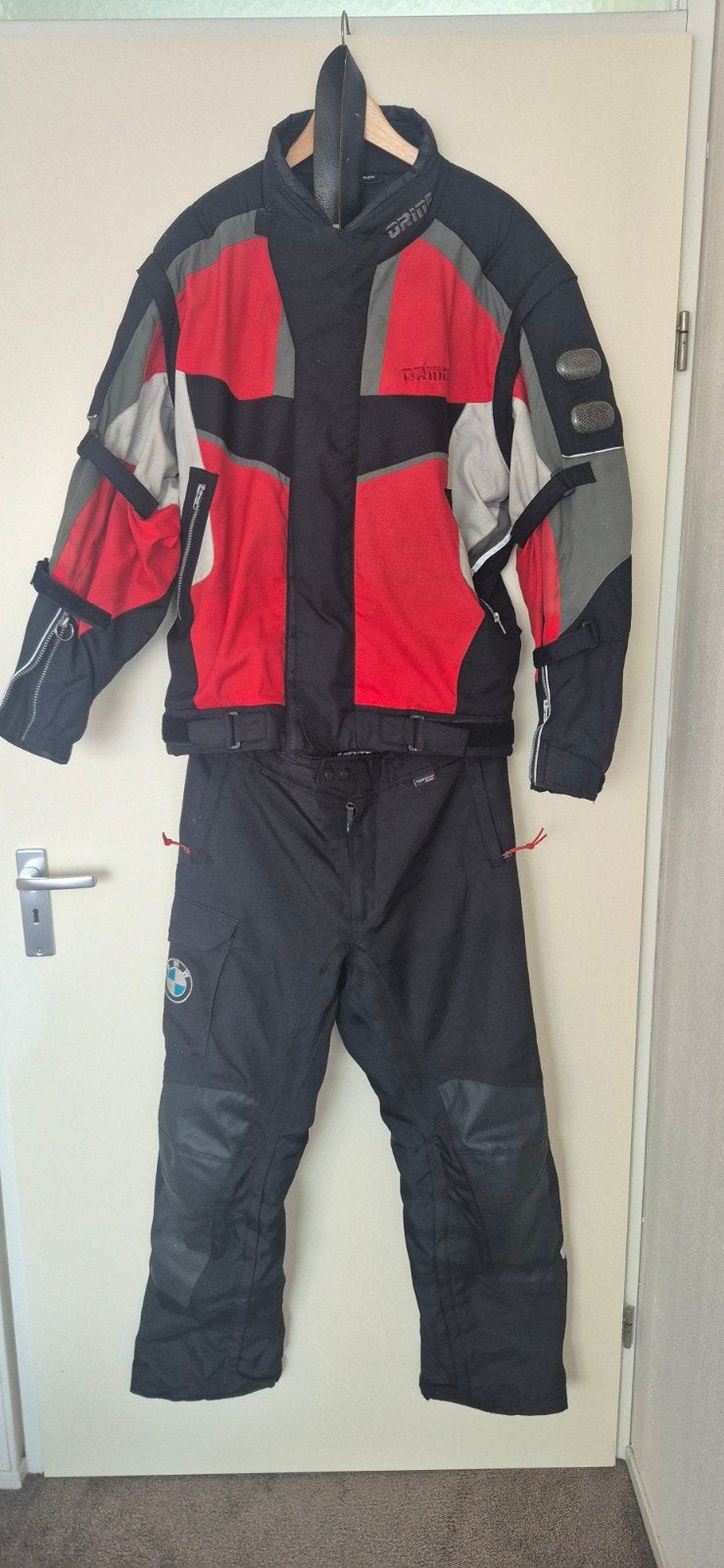 Motor jas en broek., Ophalen, Tweedehands, Combipak