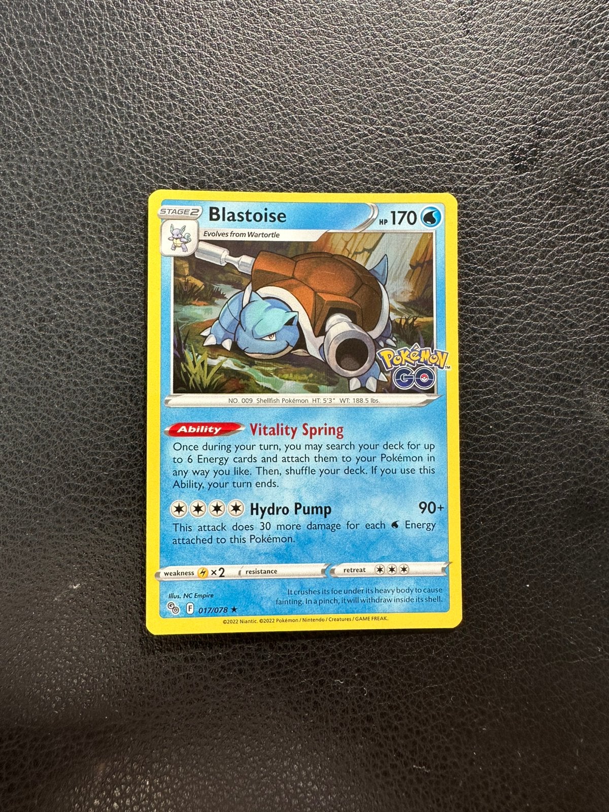 Blastoise holo pokemonkaart, Ophalen of Verzenden, Nieuw, Losse kaart, Foil
