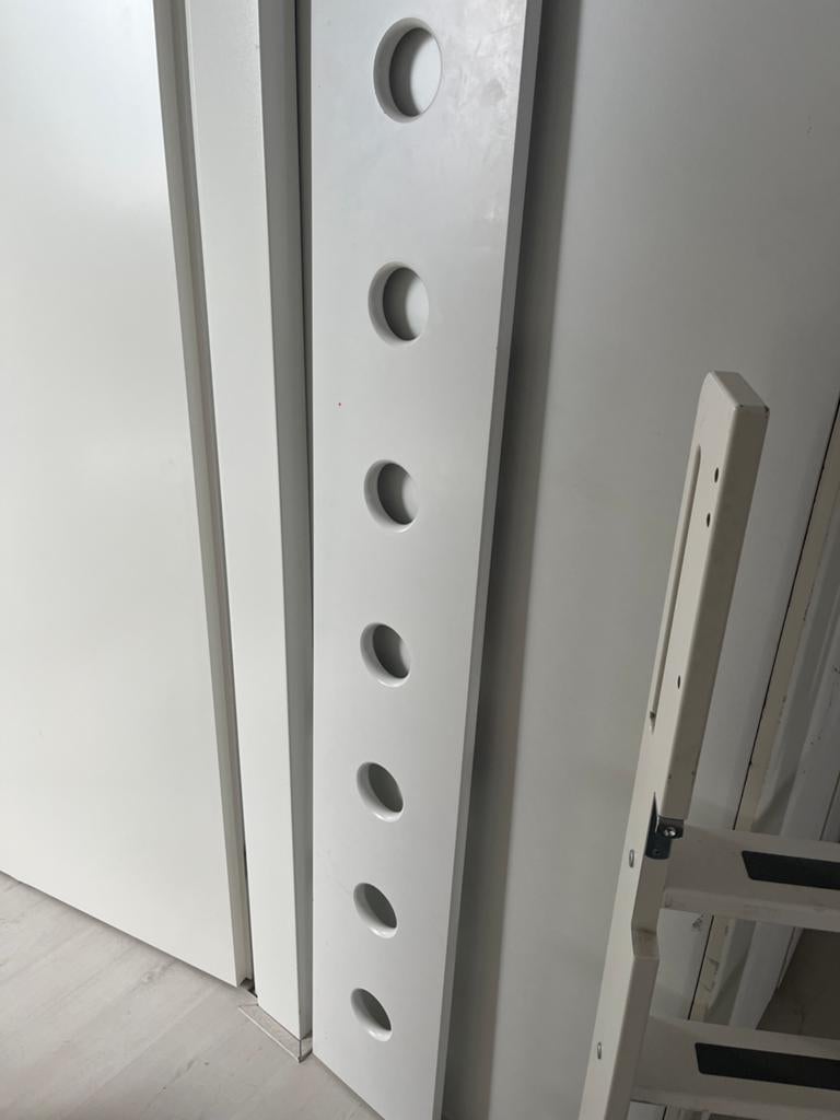 Verhogingsset Flexa halfhoogslaper (wit), Ophalen, Gebruikt, Hoogslaper of Stapelbed, Minder dan 70 cm