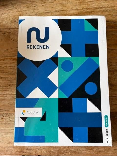 NU REKENEN MBO niveau 4 schoolboek, studieboek nieuw!, Overige vakken, Nieuw, Ophalen of Verzenden, Noordhoff Uitgevers