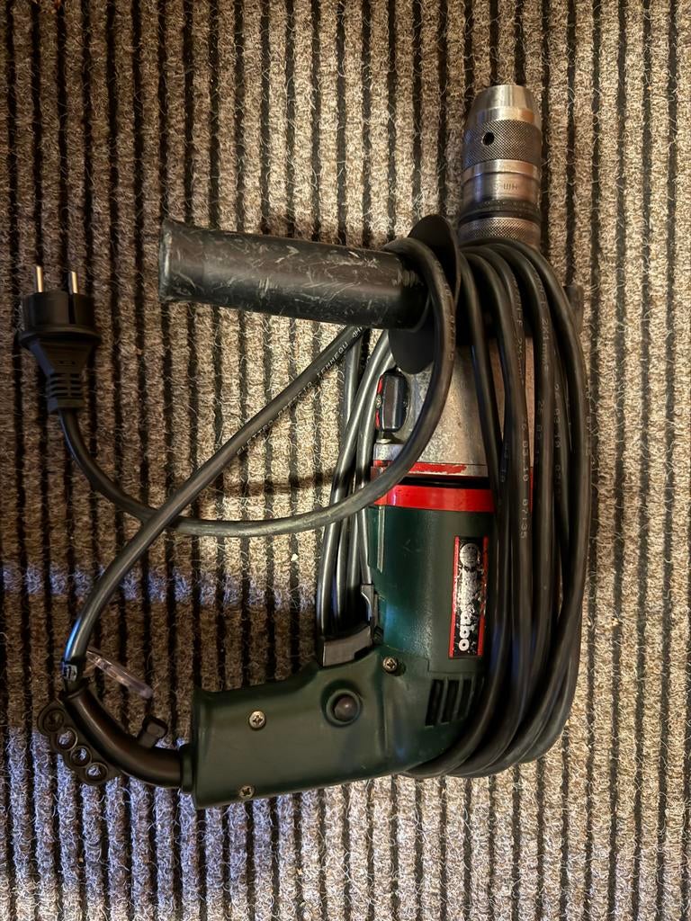 Metabo zware handboormachine met snelspankop, Ophalen of Verzenden, Gebruikt, 600 watt of meer, Boormachine