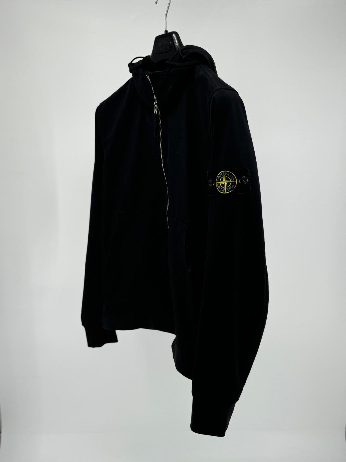 Stone Island Soft Shell - Maat Small, Stone, Zwart, Ophalen of Verzenden, Zo goed als nieuw
