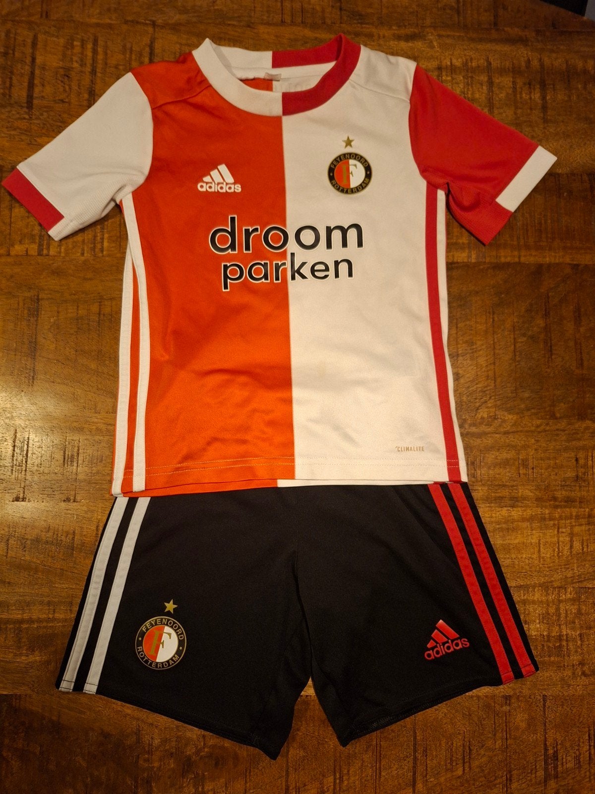 Feyenoord Thuistenue Kids - Maat 116 (5-6 jaar), Kinderen en Baby's, Kinderkleding | Overige, Ophalen of Verzenden, Zo goed als nieuw