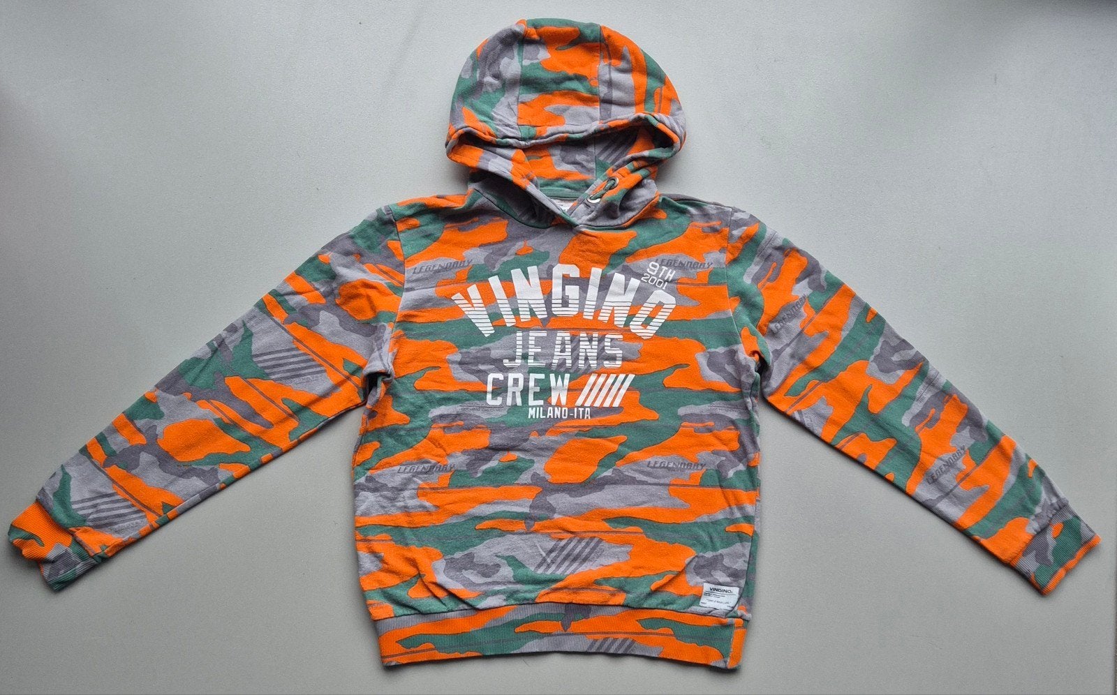 Vingino Camouflage Hoodie Maat 16, Gebruikt, Jongen of Meisje, Trui of Vest, Ophalen of Verzenden