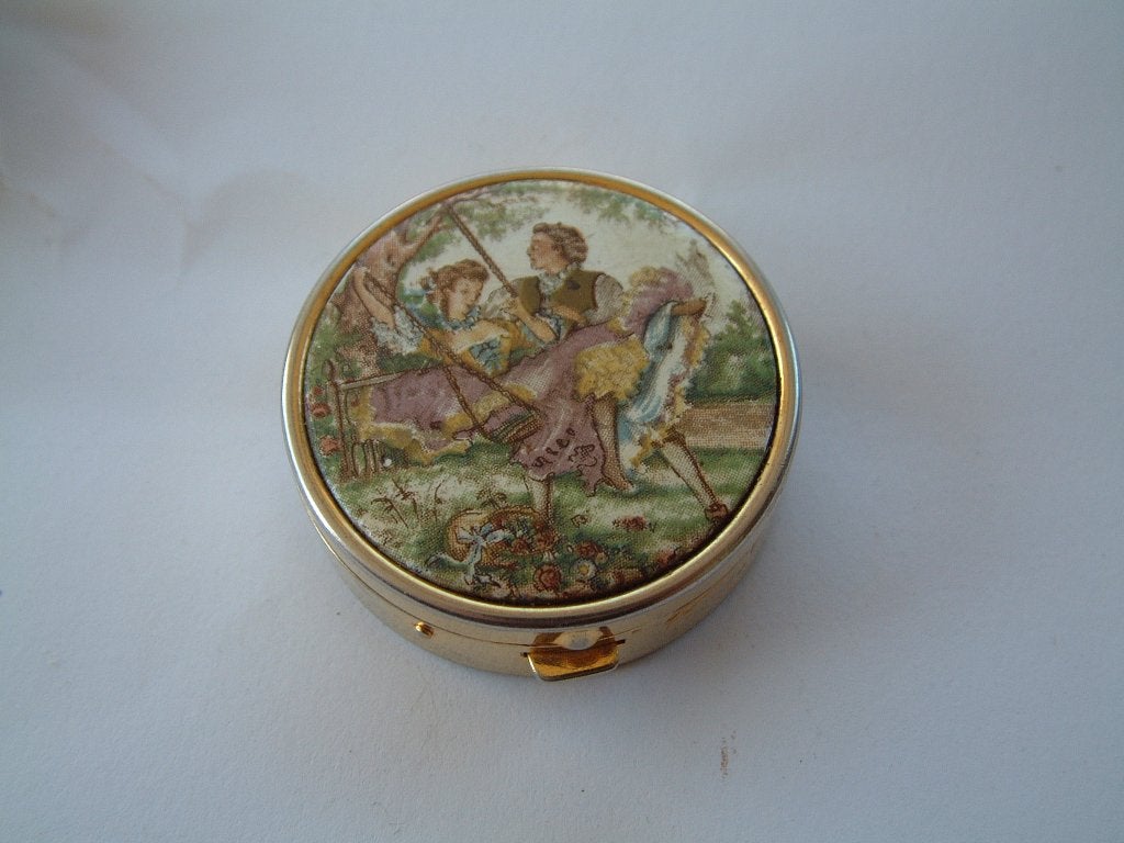 oud jaren 60 pillendoosje Limoges, Verzamelen, Ophalen of Verzenden, Gebruikt