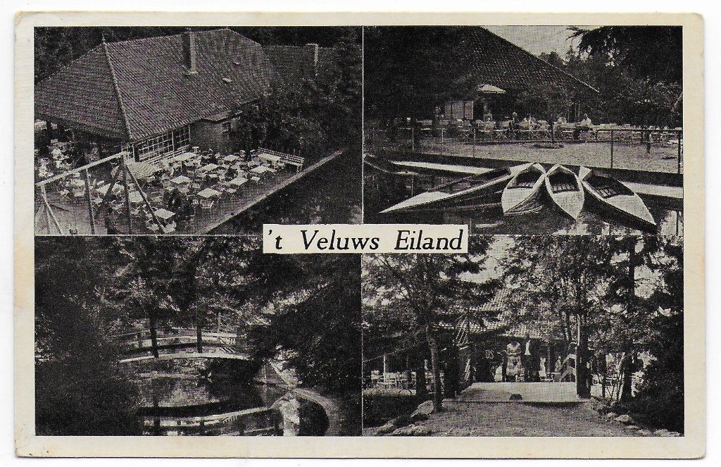 't Veluws eiland - gelopen ansichtkaart ( B7191 ) uit 1953, Ophalen of Verzenden, 1960 tot 1980, Gelopen