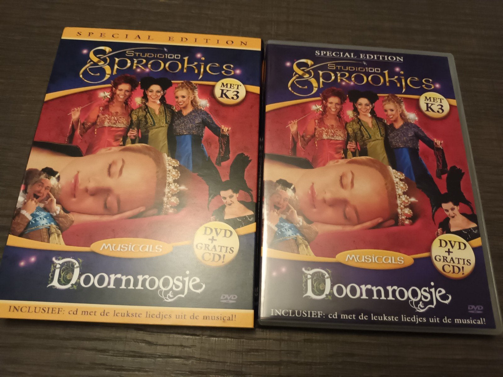 dvd + cd Doornroosje K3 musical, Cd's en Dvd's, Alle leeftijden, Ophalen of Verzenden, Zo goed als nieuw
