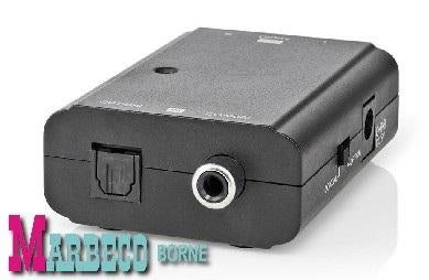 Digitale Audioconverter, Input S/PDIF-TosLink, Output 2x RCA, Nedis, Nieuw, Info@marbeco.nl, Ophalen of Verzenden