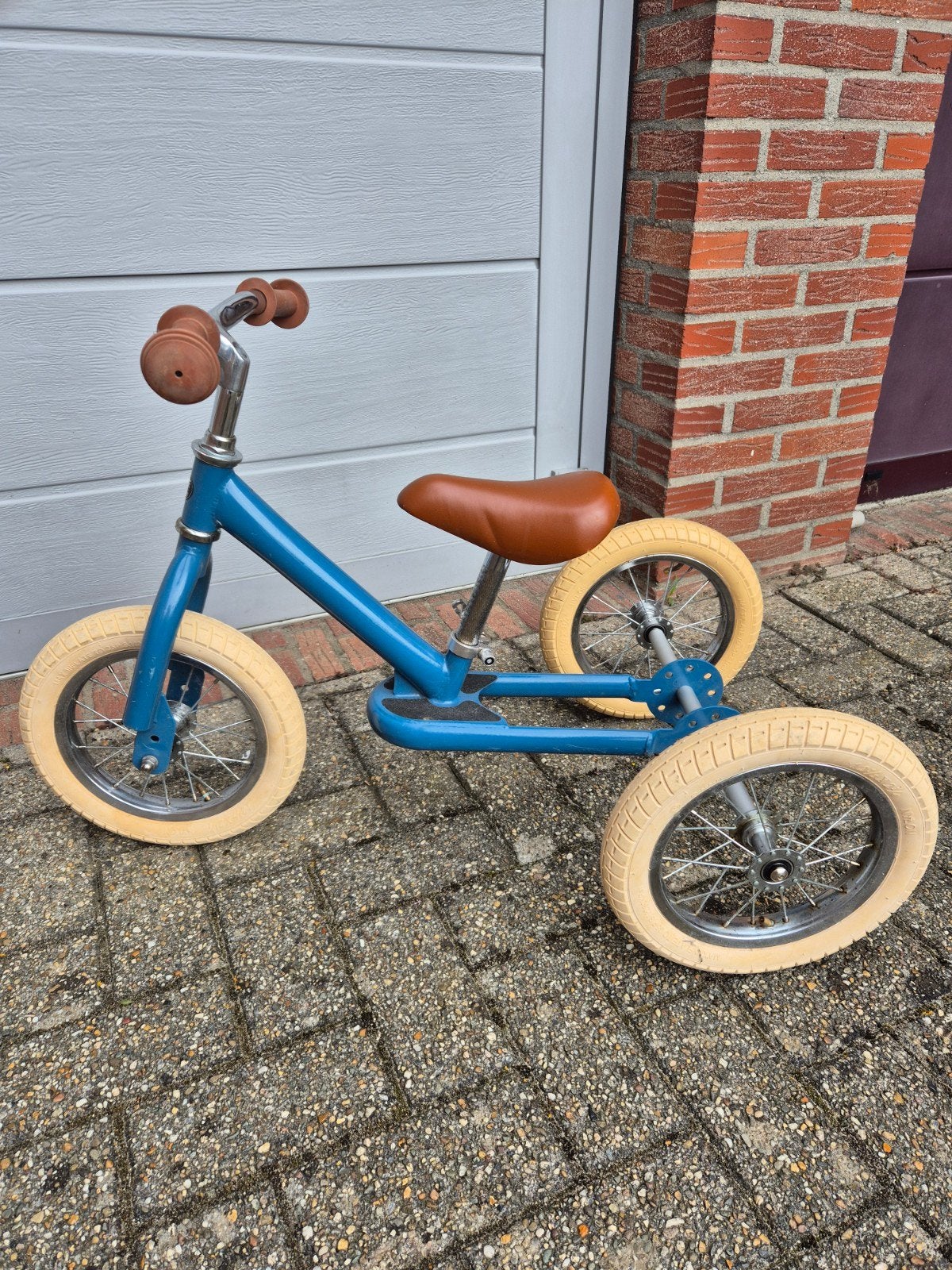 Trybike 2-in-1 loopfiets en driewieler - Blauw, Ophalen, Gebruikt, Trybike, Verstelbare zitting
