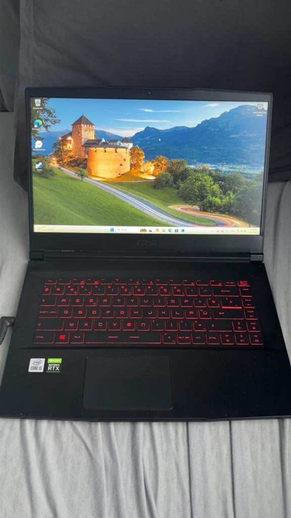 Msi GF65 rtx 3060 i5 16gb ram 500gb ssd 144hz, 2 tot 3 Ghz, 15 inch, Ophalen of Verzenden, Zo goed als nieuw