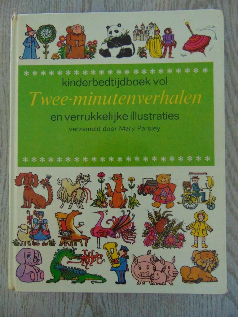 Kinderbedtijdboek twee-minutenverhalen boek Mary Parsley, Boeken, Gelezen, Fictie algemeen, Ophalen of Verzenden, Mary Parsley