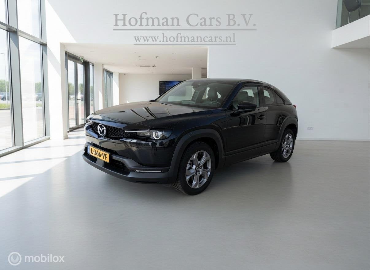 Mazda MX-30 e-SkyActiv 145 Comfort 36 kWh | 98.503 km | SOH, Auto's, Mazda, 145 pk, Gebruikt, Zwart, Leder en Stof