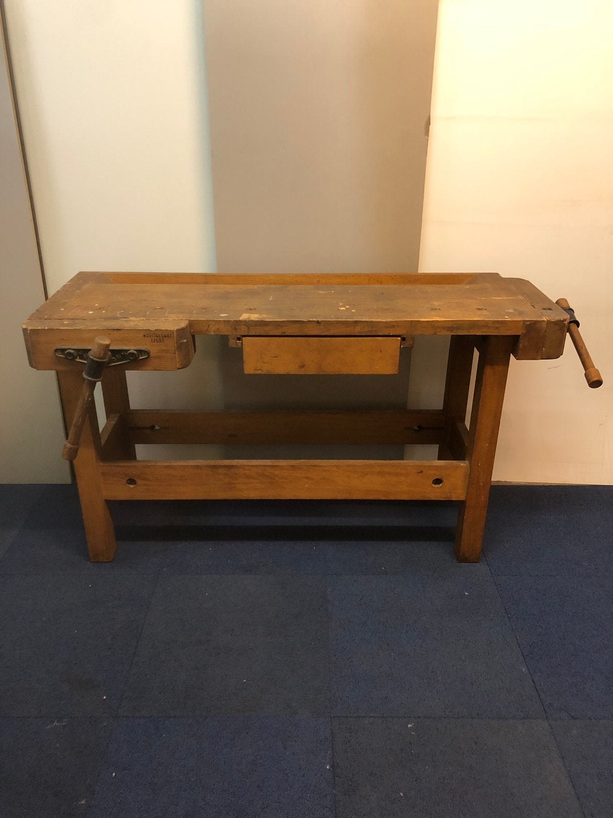 Vintage Nooitgedagt Ijlst houten werkbank nummer 211., Ophalen