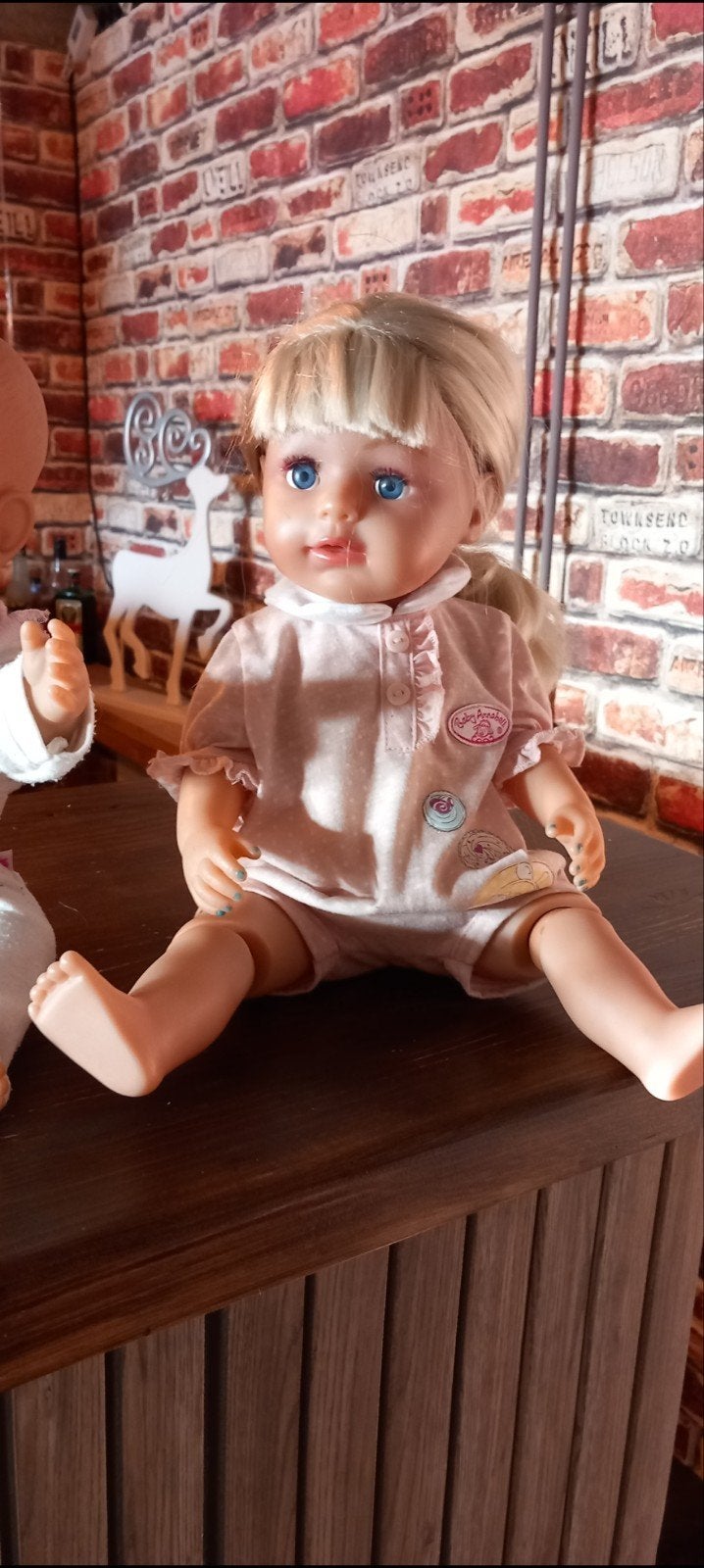 Baby Annabell pop met blonde haren en blauwe ogen, Ophalen