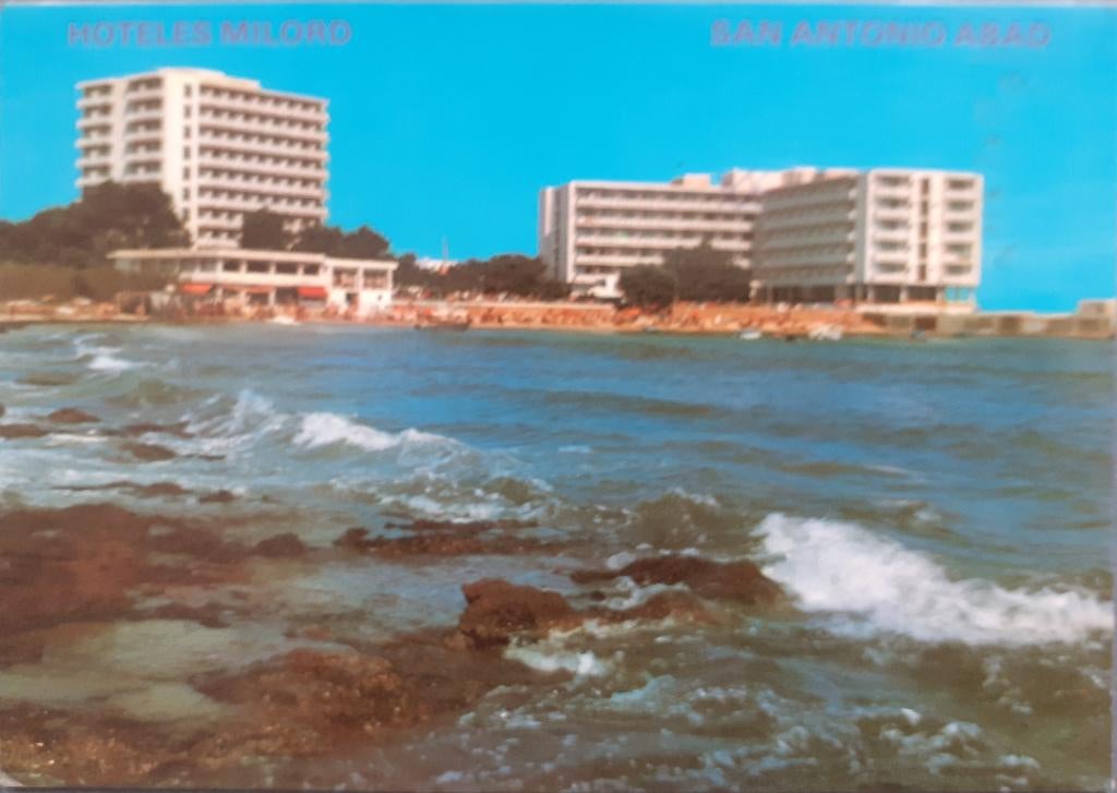 Ansichtkaart Spanje Ibiza, Ophalen of Verzenden, 1960 tot 1980, Gelopen, Spanje