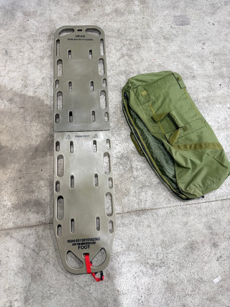 Military Tactical Spineboard / Backboard complete set, Diversen, Verpleegmiddelen, Ophalen, Zo goed als nieuw