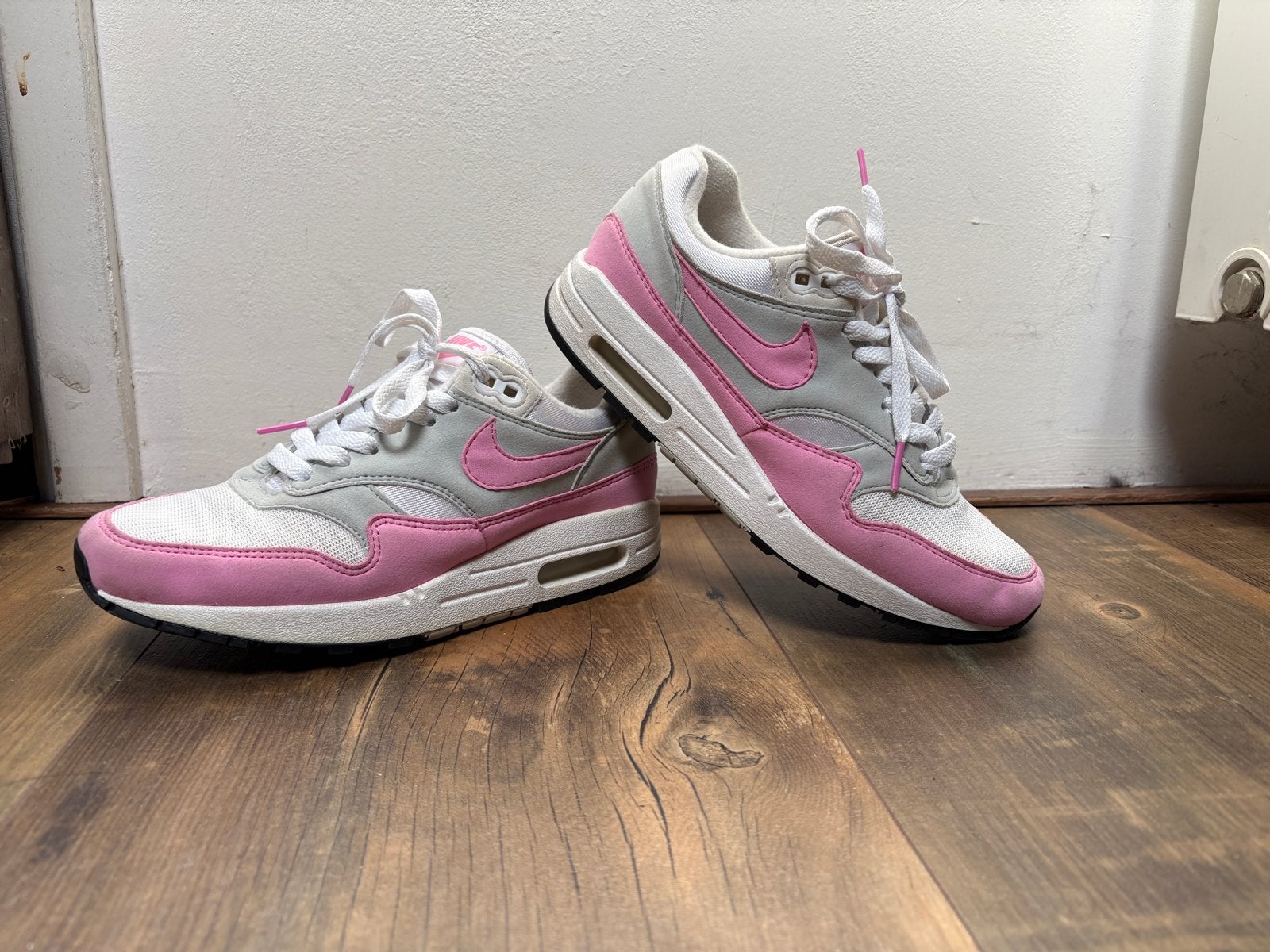 Nike Air Max 1 Psychic Pink - Maat 37,5, Ophalen of Verzenden, Gedragen, Roze, Sneakers of Gympen
